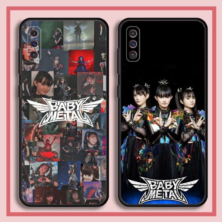 BABYMETAL Rock Band Phone Case For Samsung S23,23,22,30,21,10,9,Note20 Ultra,Lite,Ultra,5G,Plus,FE,Black Soft Case