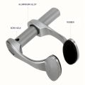 Aviation Aluminum Free Diving Nose Clip Comfortable Nose Clips,Silver. 