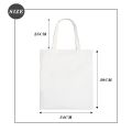 Fashion Women's Bag Spanish Letter Graphic Print Shopping Bags Black Canvas Bag For Lady Girl Gift Black Shoulder Bag FKRM. 