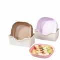 High Quality 10 pcs Multi-function Spit Bone Dish | Household Food Grade | Plastic Spit Bone Dish | Round Square Set Dining Table Garbage Plate 103 Rating 30 | Fruit Vegetable Plate | Wheat Straw Nordic Plastic Plate |. 