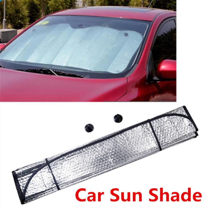 All Cars Front Windshield Sun Shade Car Heat Protection  Silver