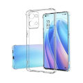 Oppo Reno 7 Edge To Edge Coverage Antishock Proof Back Mobile Transparent Cover. 