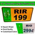 Original number plate for motorcycle / original number plate for car / Stylish number plate. 