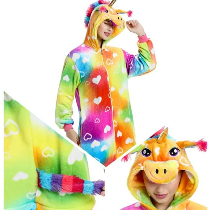 Kigurumi%20Pajamas%20Children%20Sleepwear%20Rainbow%20Unicorn%20Pajamas%20Children%20Sleepwear%20Animal%20Pijama%20Stitch%20Girls%20Onesie%20kigurumi%20femme%20-%20Image%207