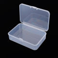 Transparent Jewelry Storage Boxes Rectangle Plastic Case Necklace Earrings Rings Container Box Jewelry Organizer. 