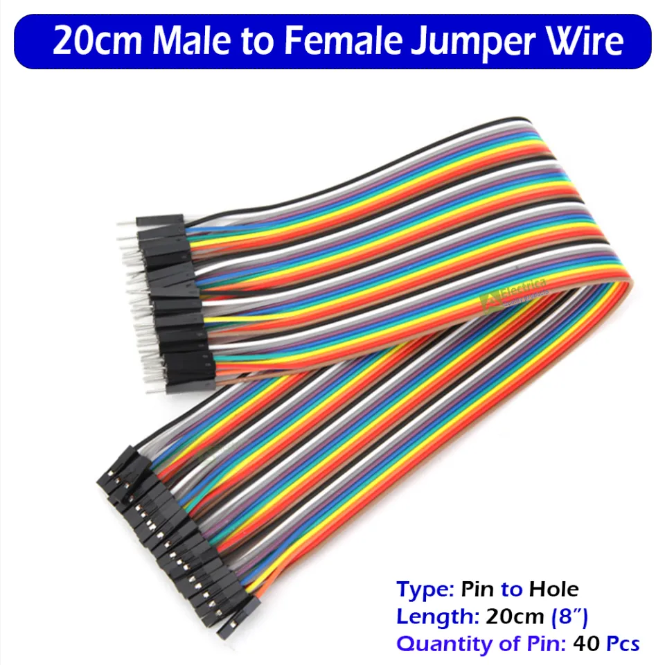 Produktbild von 240x Jumper-Kabel Set 20cm – 80x Male-Female, 80x Female-Female, 80x Male-Male, Für Steckbretter & Arduino