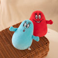 Cute Barpa Barbapapa Doll Plush Toys Cartoon Doll Pillow and Blanket Dual-Use Prize Claw Doll. 