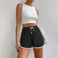 Summer fashion short women elastic waist short women loose solid soft cotton casual short. 
