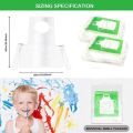 50 Small Disposable Apron for Kid Plastic Apron Clear Cooking Apron Waterproof Child Apron for Painting Teaching DIY Craft Art. 