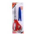 Stainless Steel Scissor with Plastic Cap. 