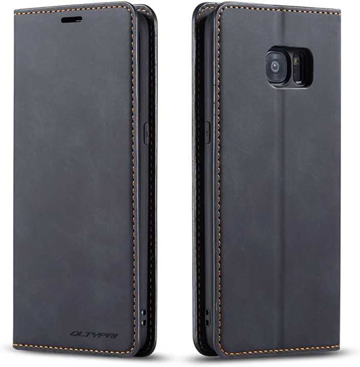 Samsung Galaxy S7 Edge leather book cover premium Quality phone case