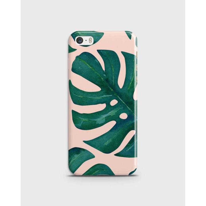 Iphone 5C 3D Hard Cover Case Greenbig Leaves - 1Cover697