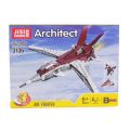Decool Architect Air Fighter Building Blocks For Kids Technique Jisi Bricks Block & Engineering Toy Creative Flying Jet Lego_ Toys Plastic Educational 157+Pcs DIY Brick Aeroplane Model Play Build Skill Set Gift For Kids Teenager Boys & Girls Code: 3136. 