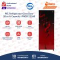 PEL Refrigerator Glass Door - Model PRGD 22260 | 20 Cubic Feet Capacity | NEW MODEL | 100% Copper  Condenser | 10 Years Brand Warranty. 