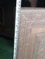 Vintage / Antique Wood n Copper Fireplace Screen. 