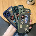 UCUC for Redmi Note 8 Pro Back Cover Astronaut In Space Frosted Transparent Hard Phone Case Thin Shockproof Full Cover Camera Protect Case. 