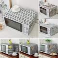Microwave Oven Cover Dust proof Double Pocket Storage Bag. 