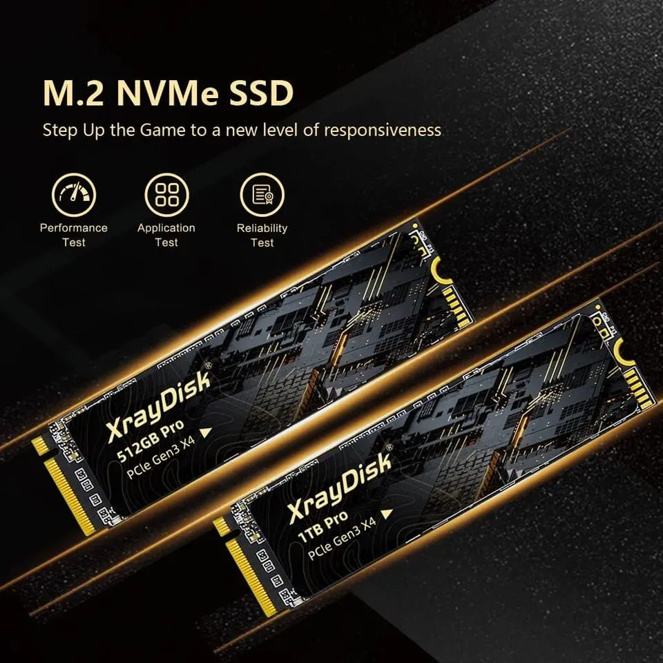 XrayDisk M.2 SSD PCIe NVME 128GB 256GB 512GB 1TB Gen3*4 Solid