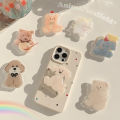 Cute Cartoon Pop Socket Retractable Folding Cute Animal Suitable for Mobile Phone Lazy Stand. 