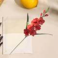 Artificial Gladiolus Flower Wedding Flower Table Centerpieces Vase Filler Decorative Realistic Artificial Flower for Party Anniversary Decor. 