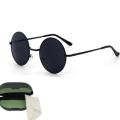 Black Round Glasses Metal Frame For Man/Woman. 