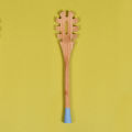 Wooden Spoon Non Stick Spoon Natural Bamboo Wood for Pasta/ Spaghetti/ Noodles/Vermicelli Cooking and Serving Spoon Cooking Spoon and Serving Spoon Non Stick Spoon for Healthy Lifestyle-White & Blue. 