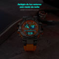 STRYVE Sports Electronic Luminous Colorful Waterproof Multifunctional Student Men's Fashion Watch LY212. 