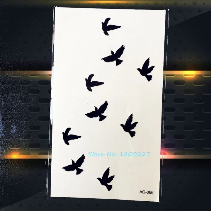 【Good-Love Store】1PC Top Kwaliteit Zwaluw Tattoo Stickers Little Birds Waterdichte Tattoo Pasta Voor Vrouwen Tatoeages Tatouage Taty