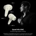 Zero® Quantum ANC Wireless Earbuds | Gaming Earbuds | Dual Mic ENC and ANC Earbuds for Calling | Active Noise Cancelling Earbuds |  Earbuds for iOS and Android | Best Earbuds for Men and Women. 