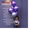 10 Purple Silver Super Metallic Balloons for Birthday, Anniversary, Engagement, Bridal Shower and Baby Shower Decoration. 