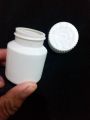 12 pcs 30ml white empty Plastic Medicine Bottle Screw Cap or CRC for use cpsule tablet cap designs child resistant cap or screw cap 30ml Plastic bottle 2.1 inch long mini bottles. 