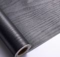 Black Wood Contact Paper Peel and Stick Self-Adhesive Wallpaper,Decorative Vinyl Film for Countertop Cabinets,Easy to Clean. 