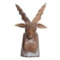Markhor Wall Hanging, Wall Decoration Markhor Head, Wooden Markhor Head, Creative Wooden Markhor, Wall Hanging.. 