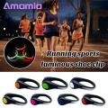 Shoe Clip-on Lights 2pcs Luminous Shoe Clips Runner Shoes Clip Light Sneakers for Night Running Sports U-shape Hip-hop Outdoor Night Riding Warning Light Clip-on Shoes. 