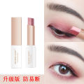 Eyeshadow Stick 2 In 1 Double Color Gradient Velvet Shadow Stick Eye Makeup Waterproof Lasting Shimmer Metallic Eyeshadow Makeup. 