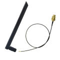1 Piece 6dBi 2.4GHz 5GHz  WiFi Antenna for Dual Band Router Network Card RP-SMA Antenna  U.fl IPEX Cable N8S5. 