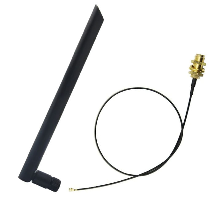 1 Piece 6dBi 2.4GHz 5GHz  WiFi Antenna for Dual Band Router Network Card RP-SMA Antenna  U.fl IPEX Cable N8S5