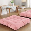 Floor Cushion (Pack of 2) Velvet filled with Ball Fiber Polyester. 