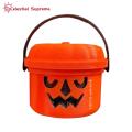 Hanging Pumpkin Decorations Mini Pumpkin Buckets with Handles Halloween Party Decor Trick or Treat Candy Bucket Favorite Plastic Pumpkin Containers. 