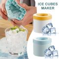Silicone Ice Cube Maker Ice Bucket Cup Mold. 