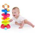Huanger Baby Rolling Ball Bell Toys Pile Tower Puzzle toys Kids Rattles Ring 0months Child Newborn Educational & Learning. 