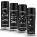King Hair Building Fibers 27.5g Dark Brown Pack of 4 Best Hair Building Fibers, Fill In Fine or Thinning Hair Instantly Thicker, Fuller Looking Hair Best Alternates to Toppik Hair Building Fibers & Caboki Hair FIbers. 