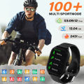 LAXASFIT new smart watch dial call response phone tracking calories heart rate blood oxygen monitoring Bluetooth smart watch gift. 