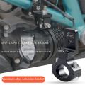 ZOROOM Universal 22mm 25mm 7/8Inch Motorcycle Headlight Bracket Spotlight Holder Tube Clamp for Cafer Racer Chopper,TG82. 
