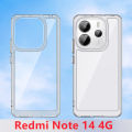 Lenuo For Redmi Note 14 4G Back Cover Coque Fundas Hard Translucent Clear Phone Case. 