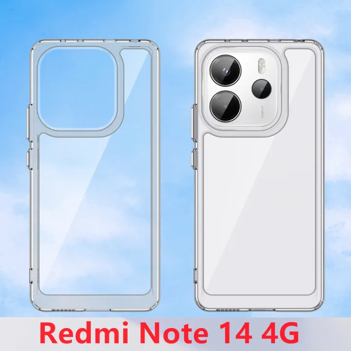 Lenuo%20For%20Redmi%20Note%2014%204G%20Back%20Cover%20Coque%20Fundas%20Hard%20Translucent%20Clear%20Phone%20Case%20-%20Image%209
