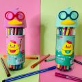 Multicolor Markers for children | 12 pieces with beautiful Duck box. 
