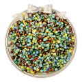 4mm 250pcs/20g/Bag Glass Beads Watermelon Beads For DIY Jewelry Making. 