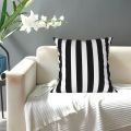 Plain Black and white Stripes Luxury Cushion Cover Decorative Home Decoration Cushion Covers Sofa Cushion Covers - Sitting Cushion Covers - QS Bedding. 