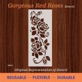 Gorgeous Roses stencil for wall decoration, Furniture , Canvas DIY Home decoration by imart Stencils. 